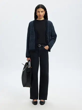 SELECTED FEMME | Cardigan SLFALVA
Marca: SELECTED FEMME
Color: azul oscuro
Categorías: Moda, Mujer

Largo de manga: Manga larga
Escote: Cuello en V
Material: Lana, Alpaca, Poliéster / Poliamida, Nailon, Elástico
Diseño: Liso
Corte (Prenda exterior): Suelto
Estilo: Pur | 